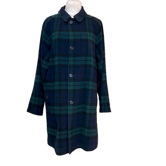 Polo by Ralph Lauren Men’s Reversible Jacket Balmacaan Tartan Green 3XL - Picture 1 of 17